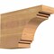 Ekena Millwork Pescadero Smooth Rafter Tail, Western Red Cedar, 3 1/2"W x 8"H x 12"L RFT04X08X12PEC00SWR - alternate 1
